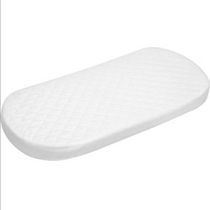 Big Oshi Waterproof Oval Baby Bassinet Mattress